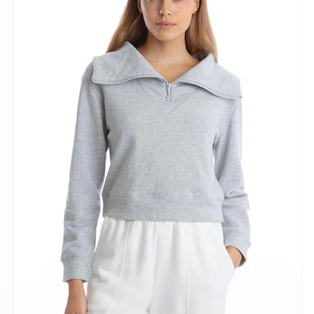NWT*** Juicy Couture High Collar 1/2 Zip Top XL* - Picture 1 of 16